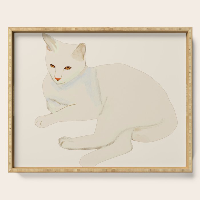 Minimal Abstract Art Cat 7 Serving Tray Gallery Image 1