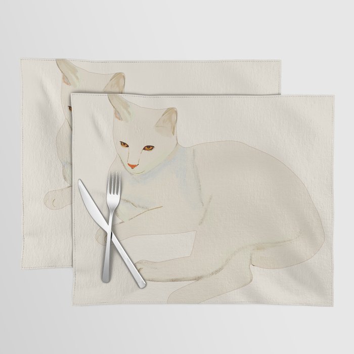 Minimal Abstract Art Cat 7 Placemat Gallery Image 1