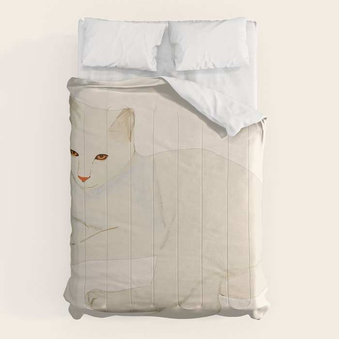Minimal Abstract Art Cat 7 Comforter Gallery Image 6