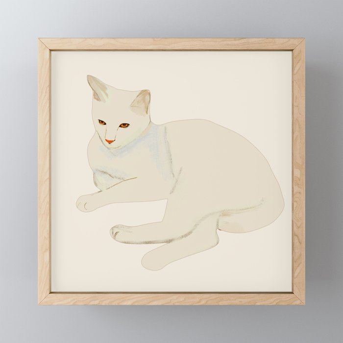 Minimal Abstract Art Cat 7 Mini Art Print Gallery Image 1