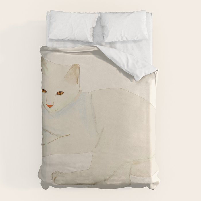 Minimal Abstract Art Cat 7 Duvet Cover Gallery Image 6