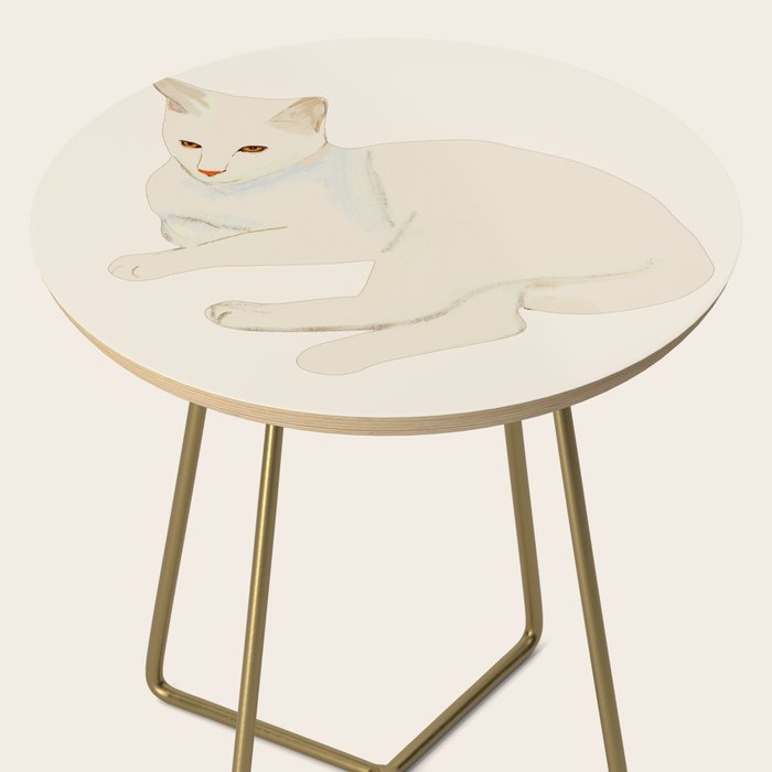 Minimal Abstract Art Cat 7 Side Table Gallery Image 2