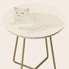 Minimal Abstract Art Cat 7 Side Table Gallery Image 2