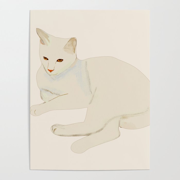 Minimal Abstract Art Cat 7 Poster Gallery Image 4