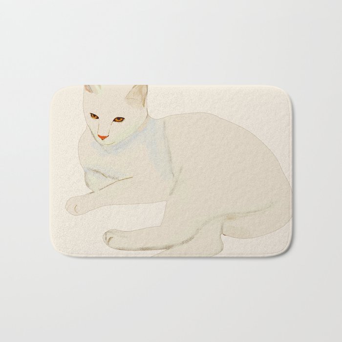 Minimal Abstract Art Cat 7 Bath Mat Gallery Image 1