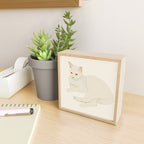 Minimal Abstract Art Cat 7 Mini Art Print Gallery Image 2