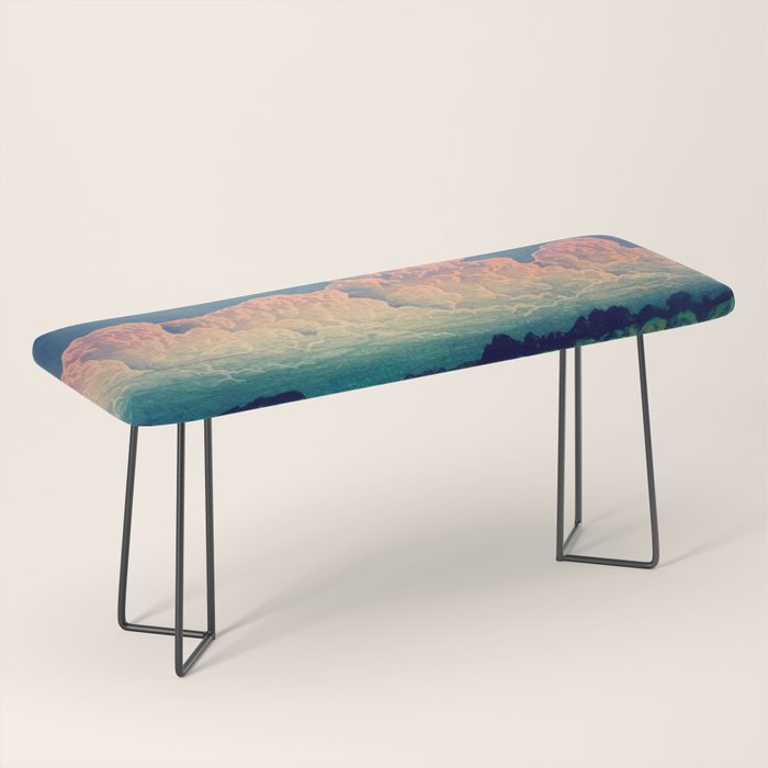 Admiring the Clouds in Kono Bench Gallery Image 1