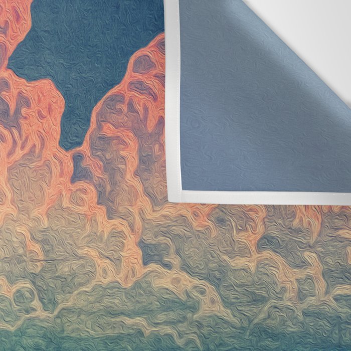 Admiring the Clouds in Kono Wall Tapestry Gallery Image 3