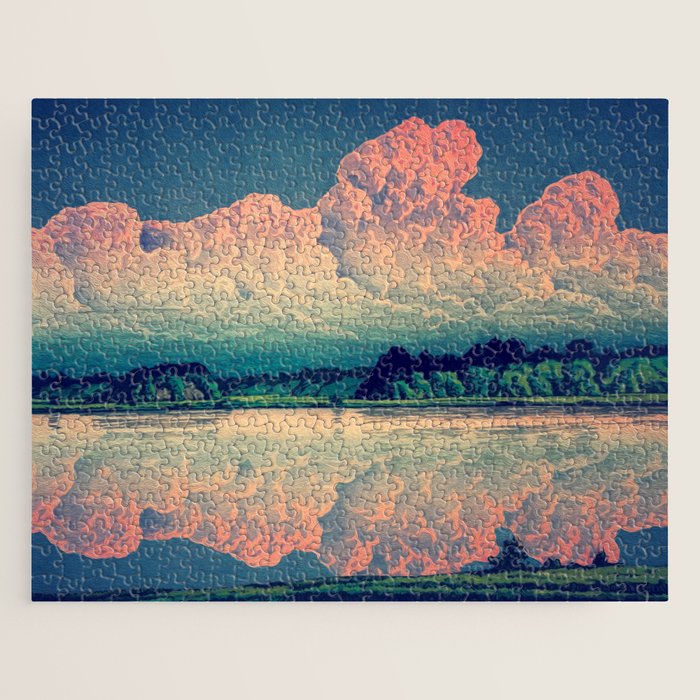 Admiring The Clouds In Kono Jigsaw Puzzle