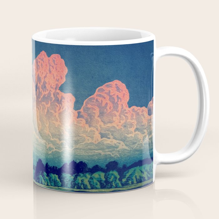 Admiring the Clouds in Kono Coffee Mug Gallery Image 1