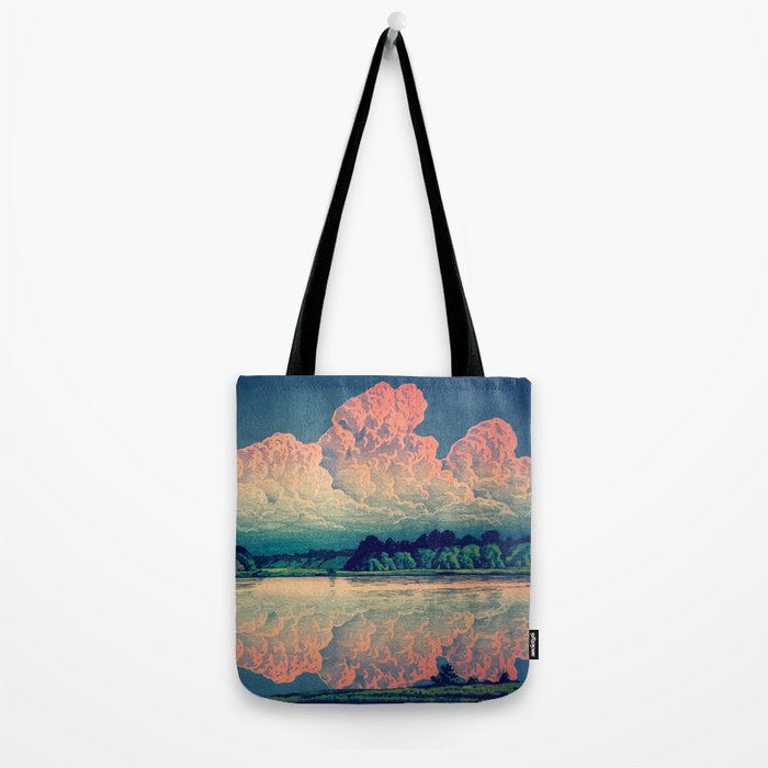 Admiring the Clouds in Kono Tote Bag Gallery Image 2