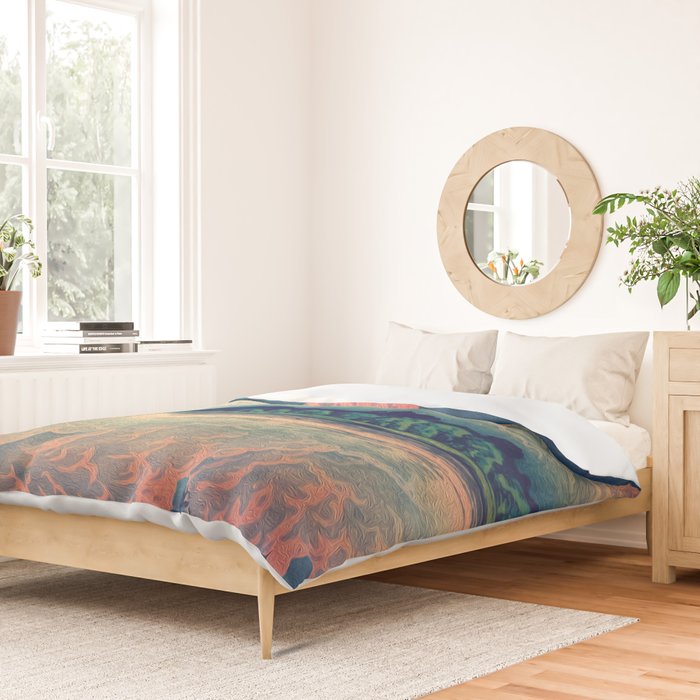 Admiring the Clouds in Kono Duvet Cover Gallery Image 2