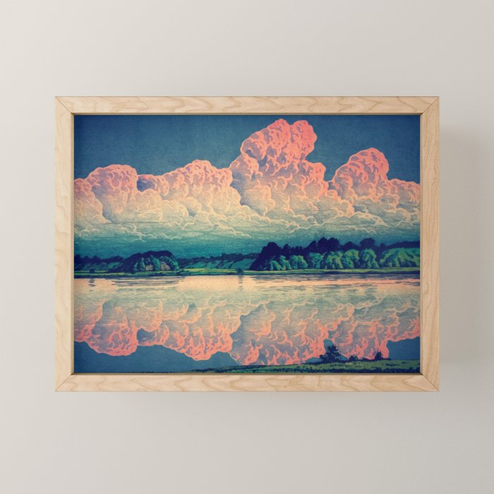 Admiring the Clouds in Kono Mini Art Print Gallery Image 1