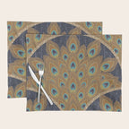 Peacock Art Deco Placemat Gallery Image 1