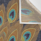 Peacock Art Deco Wall Tapestry Gallery Image 3