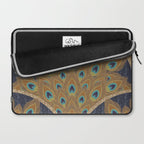 Peacock Art Deco Laptop Sleeve Gallery Image 2