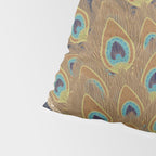Peacock Art Deco Pillow Sham Gallery Image 4