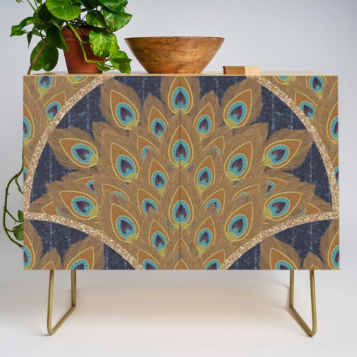Peacock Art Deco Credenza Gallery Image 1