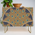 Peacock Art Deco Credenza Gallery Image 1