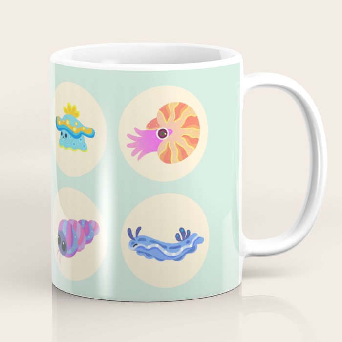 Hermit crab & starfish Coffee Mug Gallery Image 1