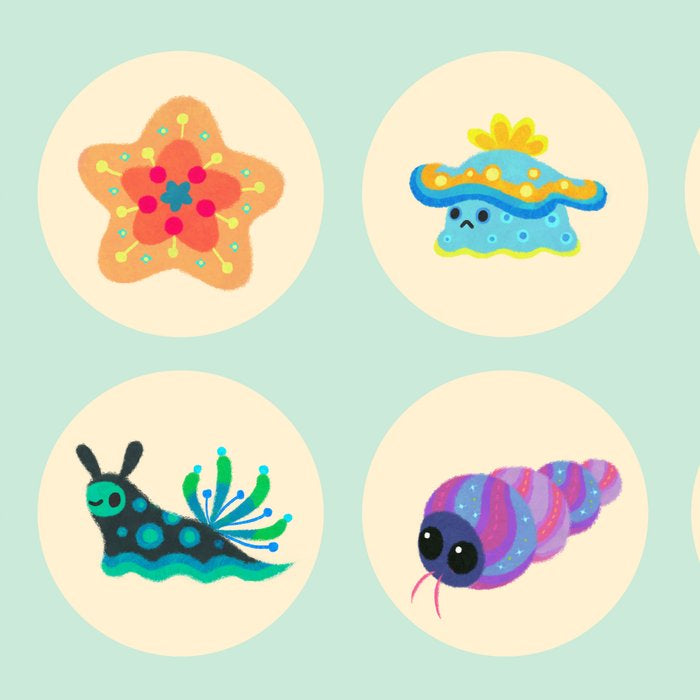 Hermit crab & starfish Coffee Mug Gallery Image 2