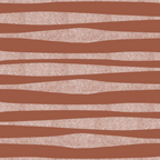 Riverbed Stripes Textured Stripe Pattern in Baked Clay Coffee Mug Gallery Image 2