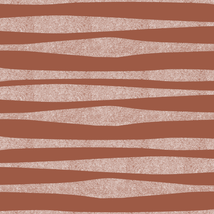 Riverbed Stripes Textured Stripe Pattern in Baked Clay Coffee Mug Gallery Image 2