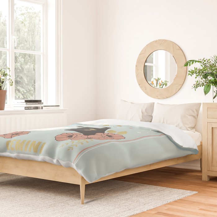 Gemini Zodiac Series Duvet Cover Gallery Image 2