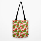Watermelon Pattern on Cream Tote Bag Gallery Image 2