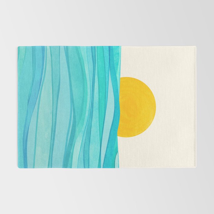 Ocean View Colorful Landscape Rug Gallery Image 2