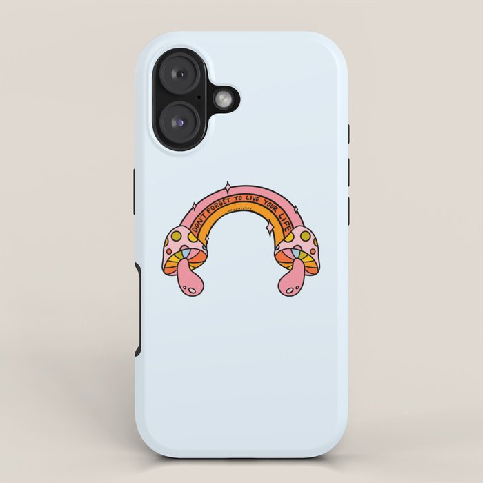 Don't Forget to Live Your Life iPhone Case Gallery Image 1