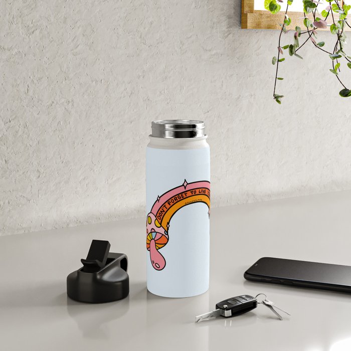 Don't Forget to Live Your Life Water Bottle Gallery Image 4