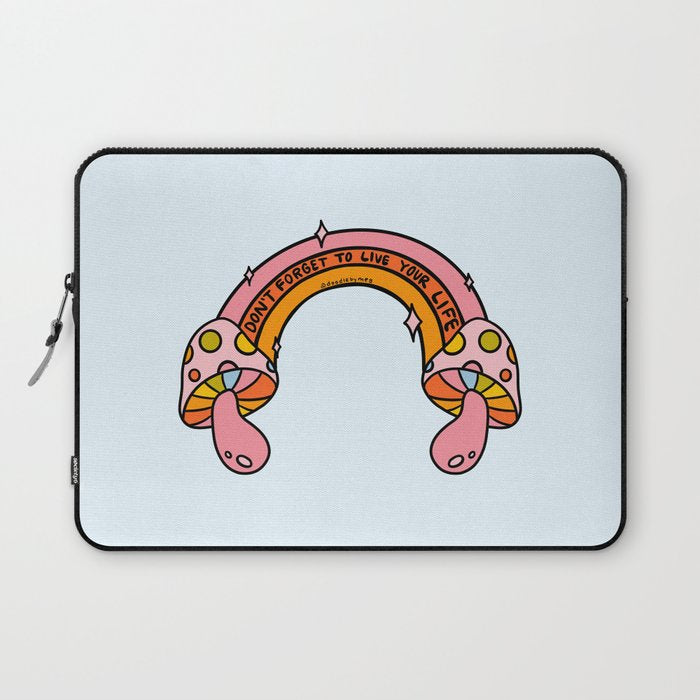 Don't Forget to Live Your Life Laptop Sleeve Gallery Image 1