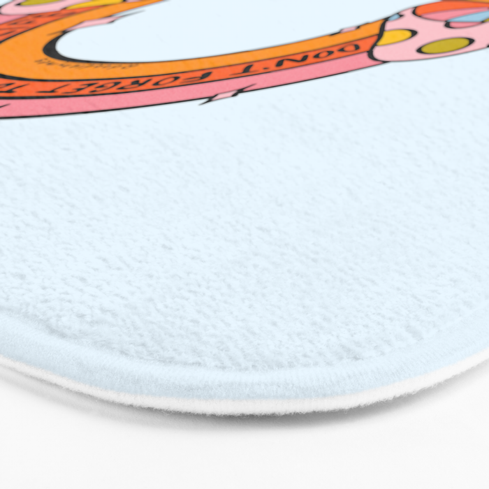 Don't Forget to Live Your Life Bath Mat Gallery Image 3