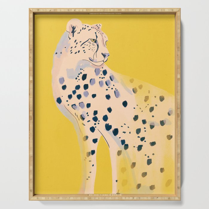 Cheetah 15 Serving Tray Gallery Image 1