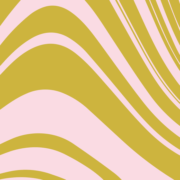swirly groovy marble chartreuse and soft pink Coffee Mug Gallery Image 2