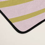 swirly groovy marble chartreuse and soft pink Desk Mat Gallery Image 4