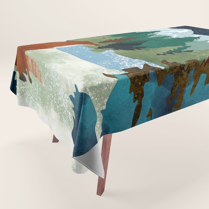 Winter Fox Vista Tablecloth Gallery Image 1