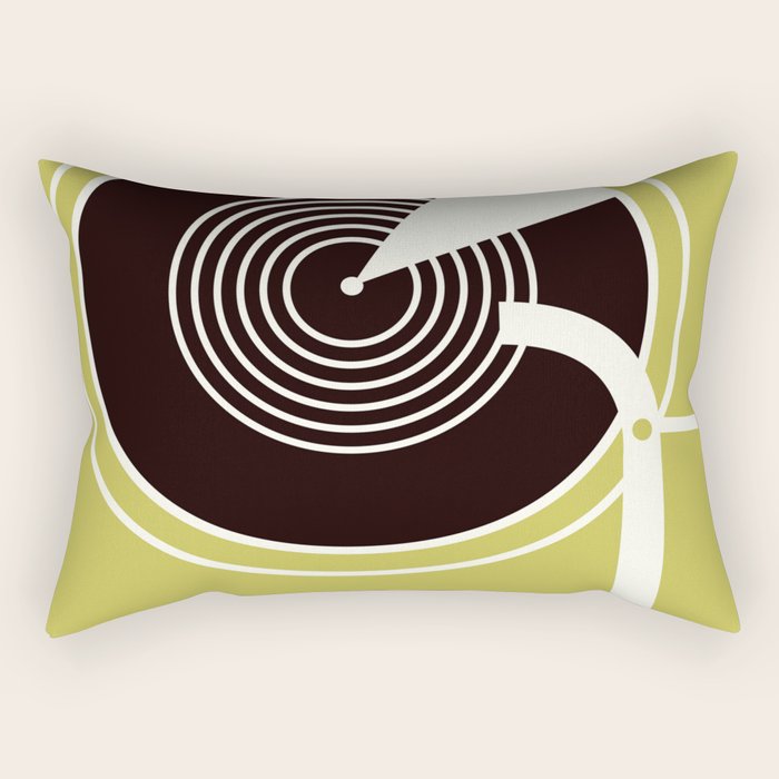Vintage Record Player Rectangular Pillow Gallery Image 2