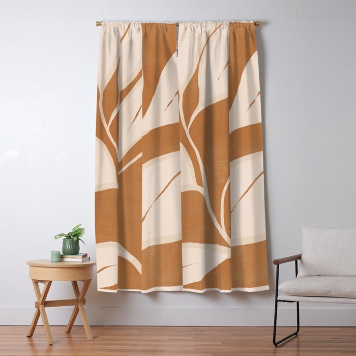 Abstract Art /Minimal Plant 142 Window Curtain Gallery Image 5