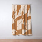 Abstract Art /Minimal Plant 142 Window Curtain Gallery Image 3