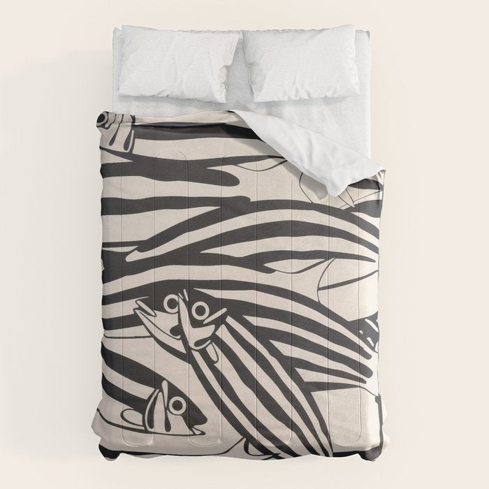 Abstract Fish Pattern Comforter Gallery Image 6
