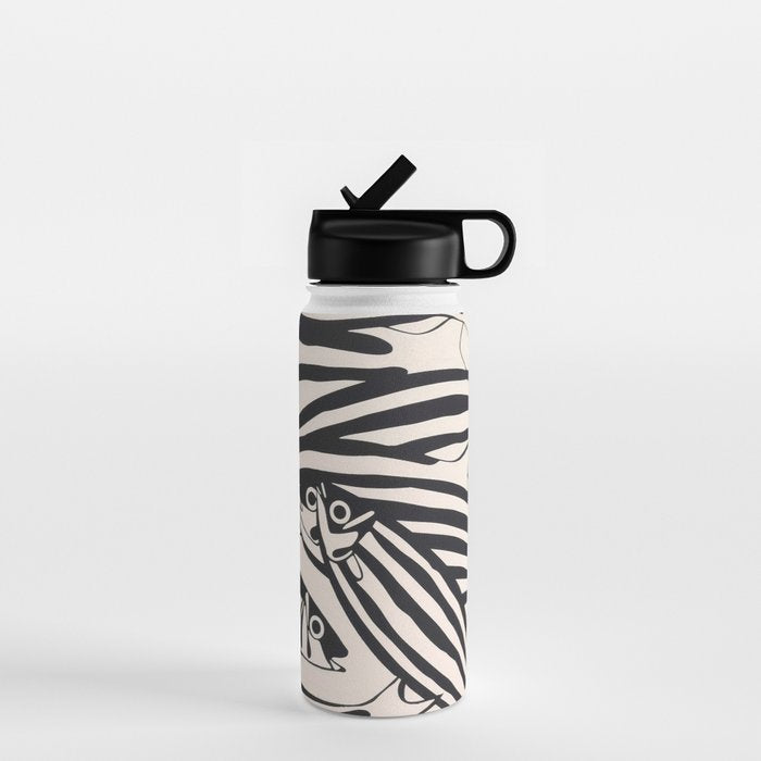 Abstract Fish Pattern Water Bottle Gallery Image 1