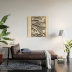 Abstract Fish Pattern Wood Wall Art Gallery Image 2