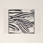 Abstract Fish Pattern Welcome Mat Gallery Image 1