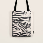 Abstract Fish Pattern Tote Bag Gallery Image 1