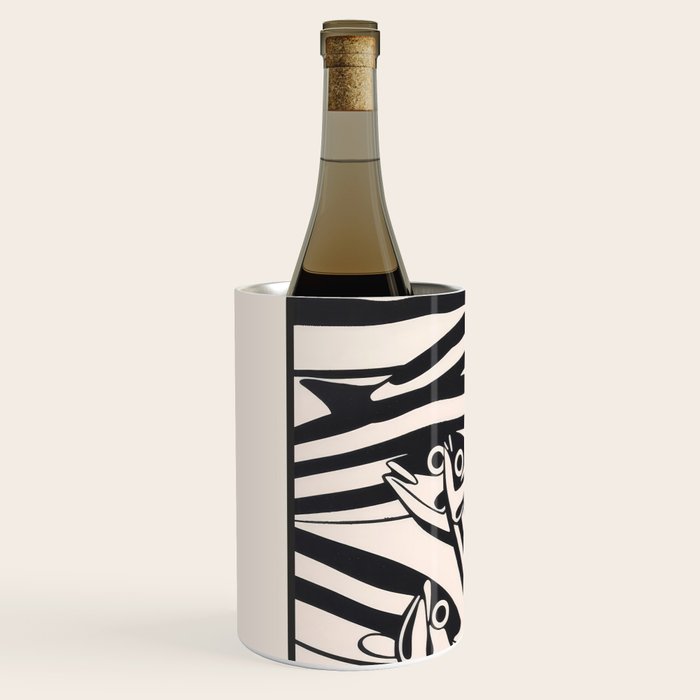 Abstract Fish Pattern Wine Chiller Gallery Image 2