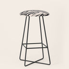 Abstract Fish Pattern Stool Gallery Image 1