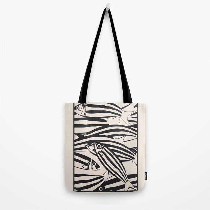 Abstract Fish Pattern Tote Bag Gallery Image 2
