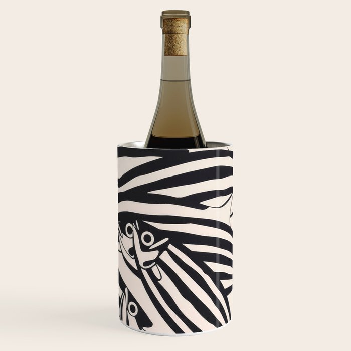 Abstract Fish Pattern Wine Chiller Gallery Image 1
